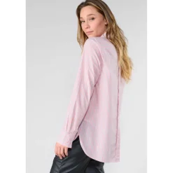 Chemise JAMA rose Page en coton