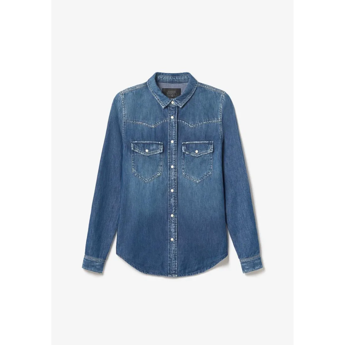 Chemise JUANITA bleu en coton