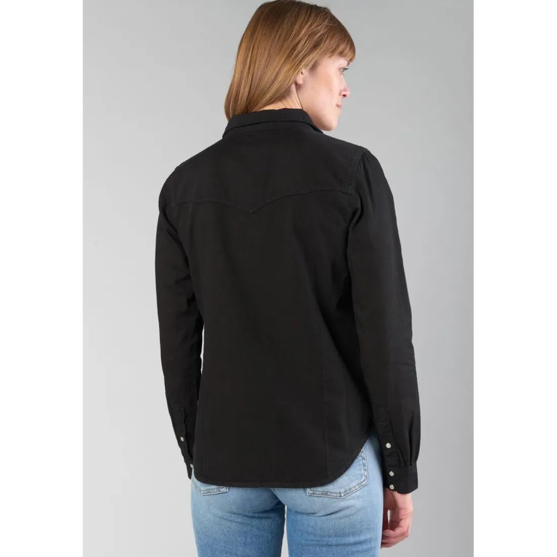 Chemise Juanita en jeans noir brut