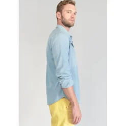 Chemise Juanito en jeans bleu clair
