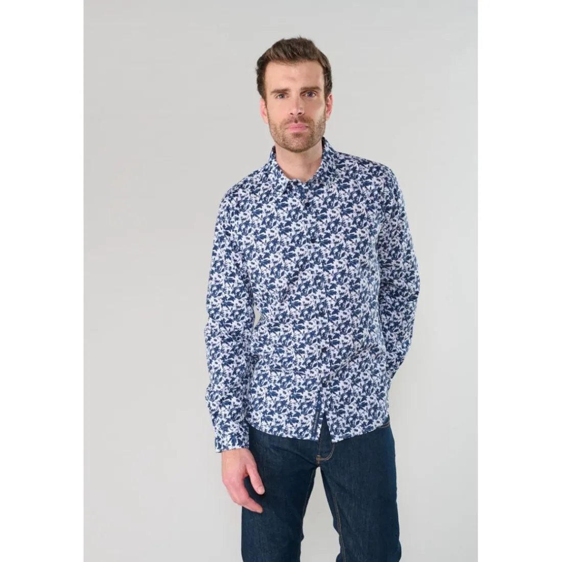 Chemise JUNA noir Liam en coton