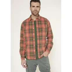 Chemise KASIL rouge Bert en coton