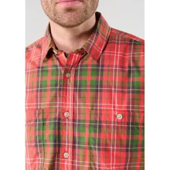 Chemise KASIL rouge Bert en coton
