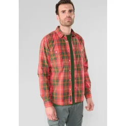 Chemise KASIL rouge Bert en coton