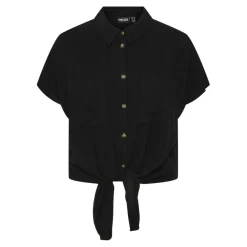 Chemise manches courtes en viscose Vinsty noire Zola