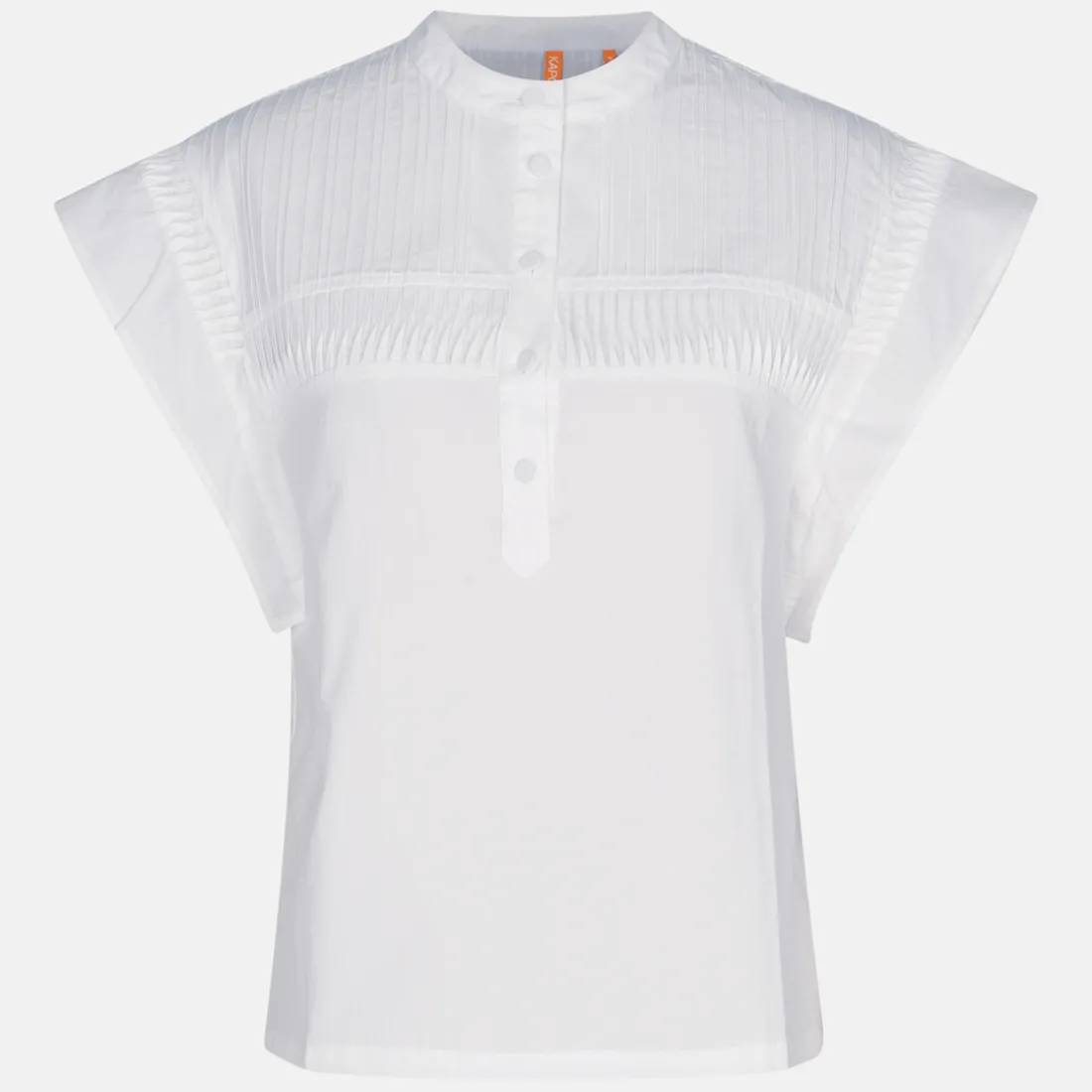Chemise Manches Courtes EDDA en coton blanc