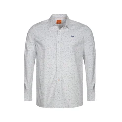 Chemise Manches Longues en coton BEVY Craie écru