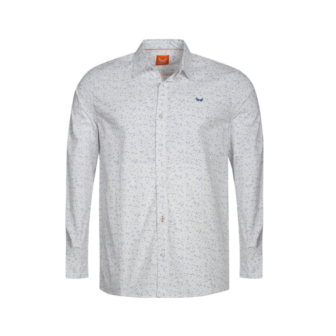 Chemise Manches Longues en coton BEVY Craie écru