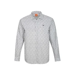 Chemise Manches Longues en coton BAYUN White blanc