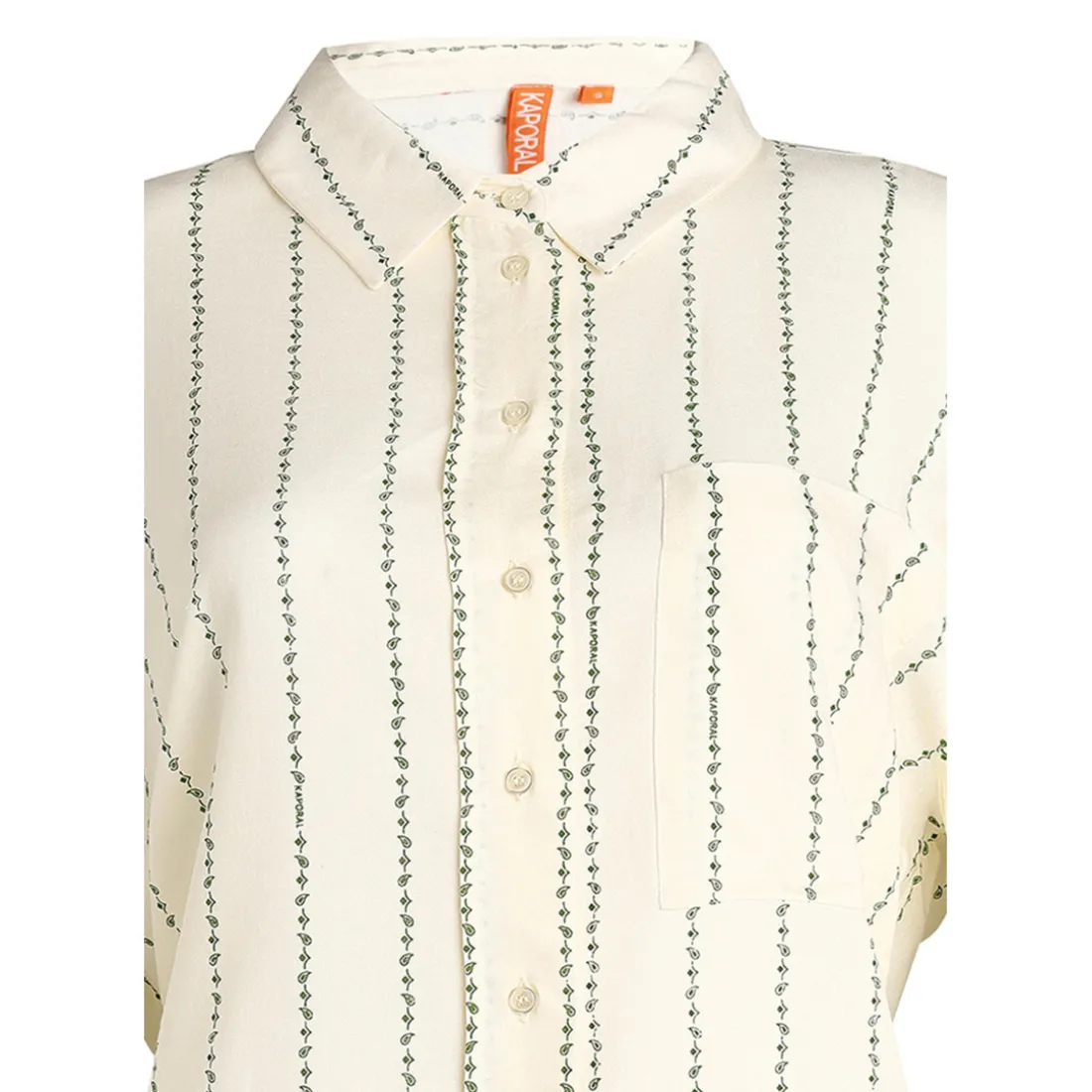 Chemise Manches Longues VERSO blanc en coton
