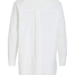 Chemise regular fit manches longues blanc Mina