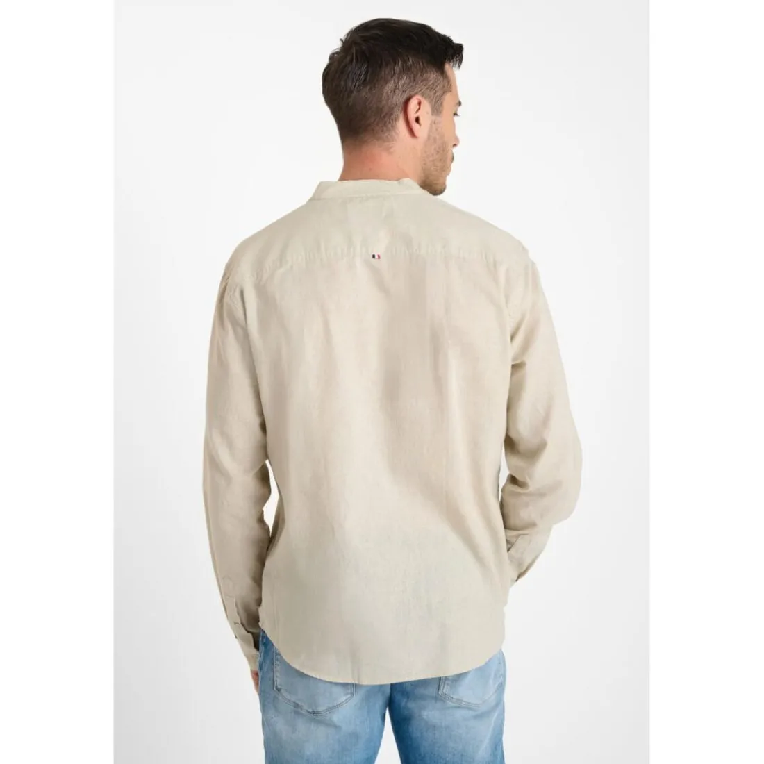 Chemise RELIS beige Luke en coton