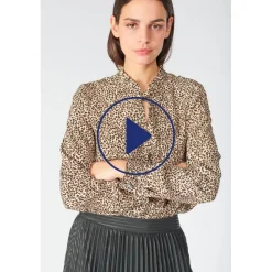 Chemise SUSAN noir en viscose