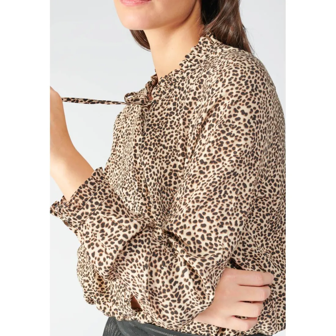 Chemise SUSAN noir en viscose