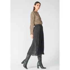 Chemise SUSAN noir en viscose
