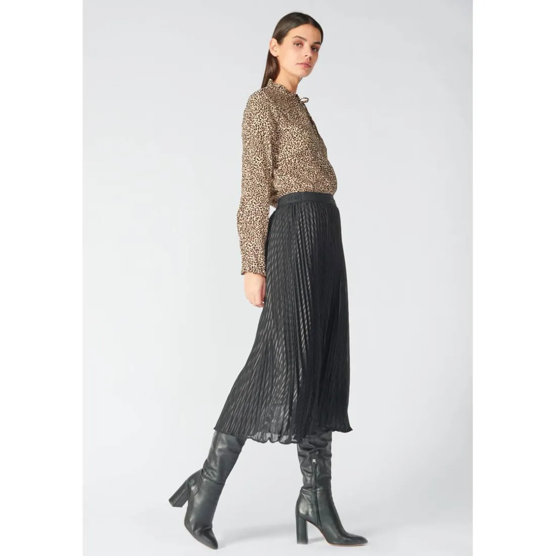 Chemise SUSAN noir en viscose