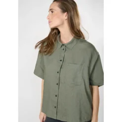 Chemise TULIPE kaki Lise en lin