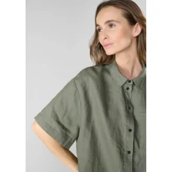 Chemise TULIPE kaki Lise en lin