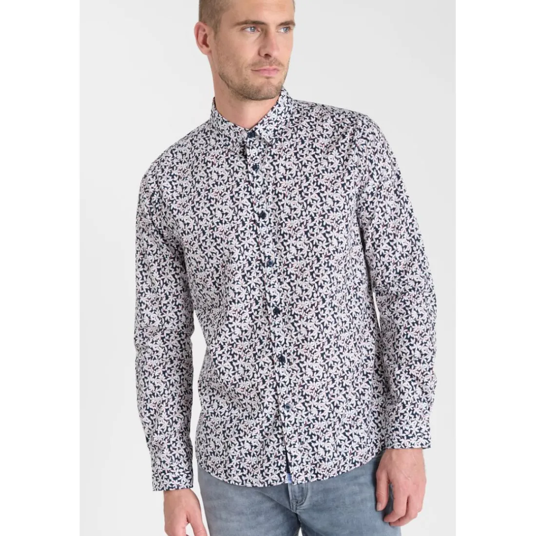 Chemise VETEL bleu Leif