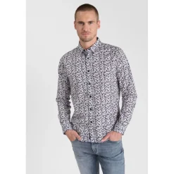 Chemise VETEL bleu Leif