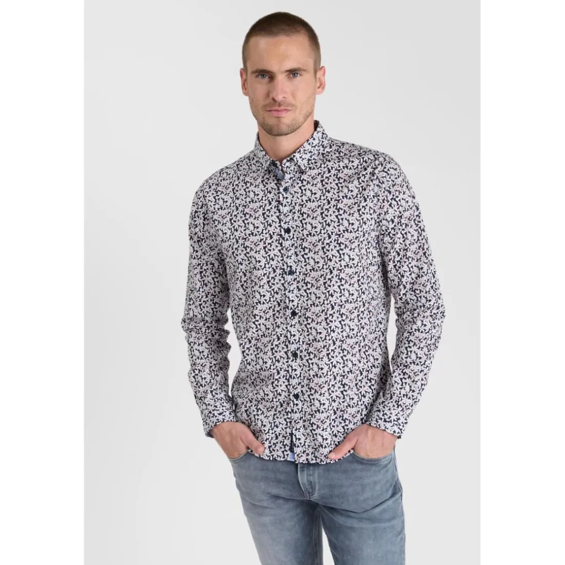 Chemise VETEL bleu Leif