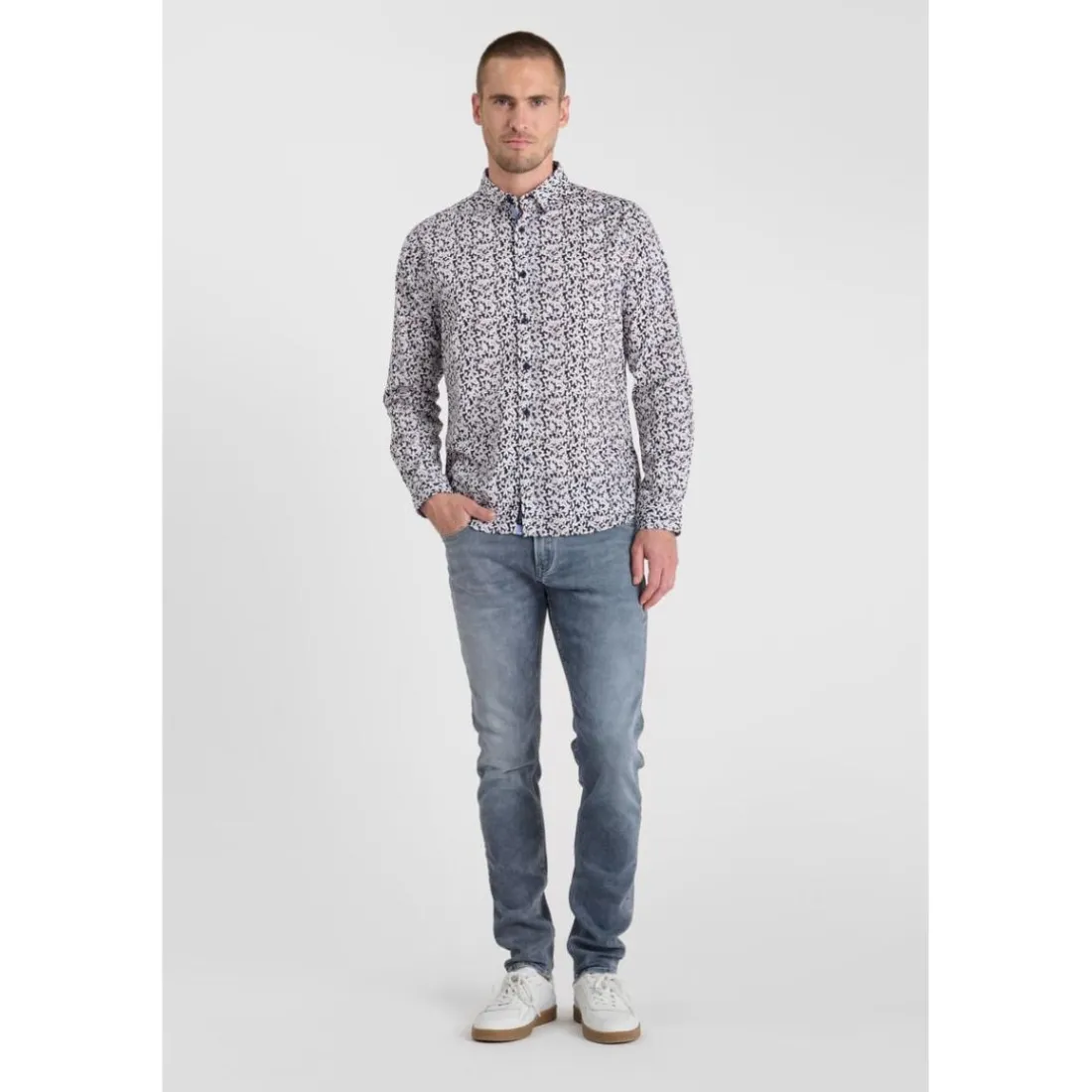 Chemise VETEL bleu Leif