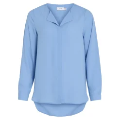 Chemisier à col fendu Lucy turquoise Dee