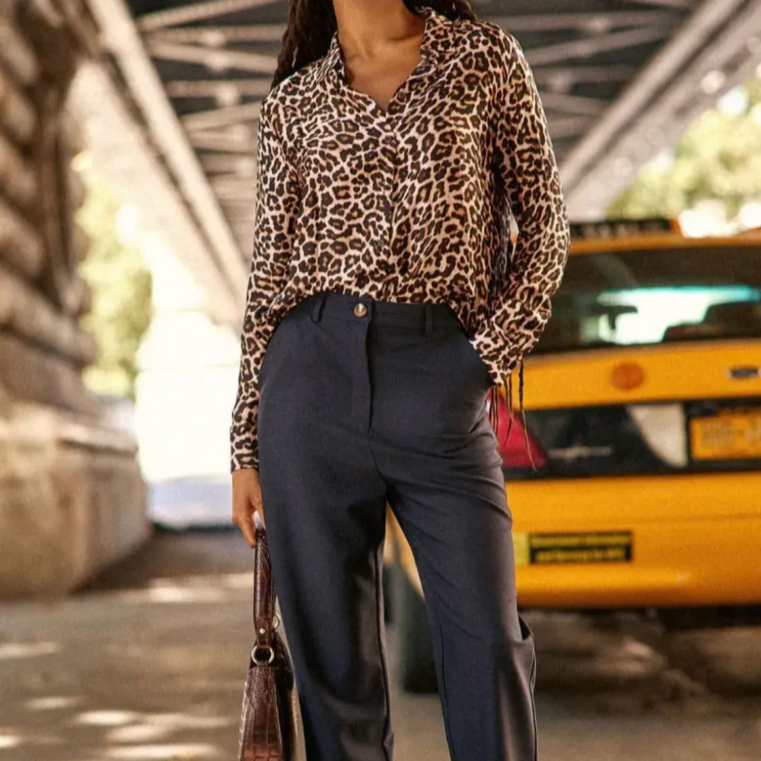 Chemisier CHIARA leopard en viscose
