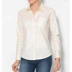 Chemisier manches longues femme - Blanc