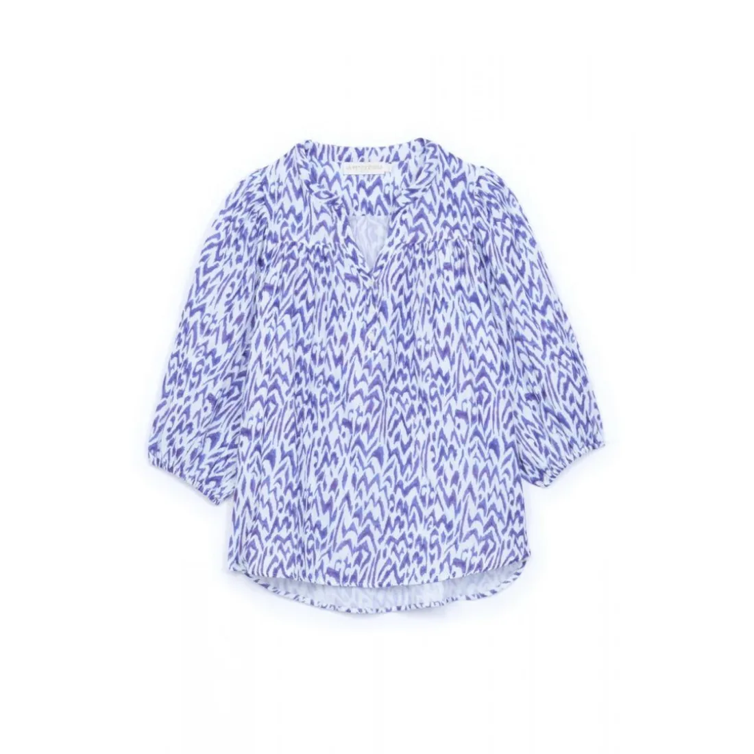 Chemisier NATA violet en coton