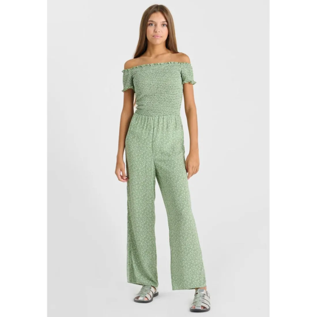 Combinaison droite fille POLIGI vert Page