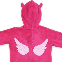 Combinaison Manches Longues fille - Rose et Gris Licorne