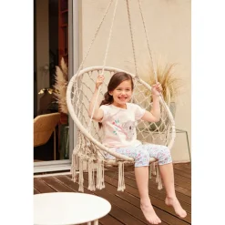 Combinaison pyjama fille nude/blanc en coton