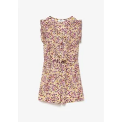Combinaison short fille YOGAGI jaune
