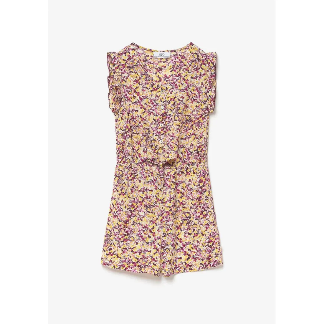 Combinaison short fille YOGAGI jaune