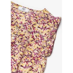Combinaison short fille YOGAGI jaune