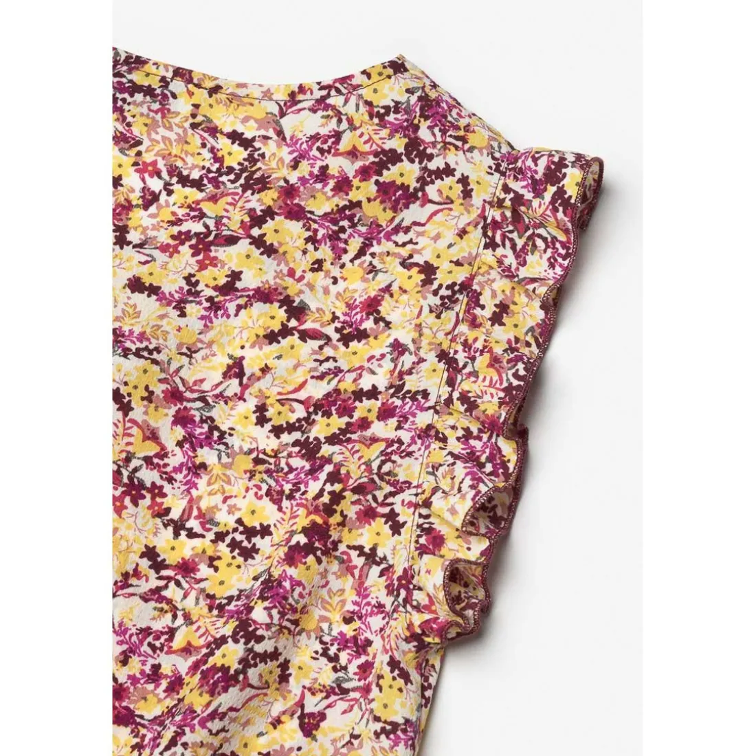 Combinaison short fille YOGAGI jaune
