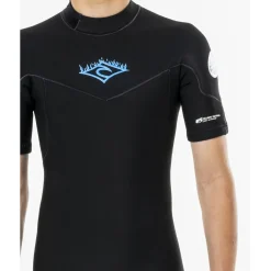 Combinaison Surf Manches Courtes Garçon - Noire Rip Curl