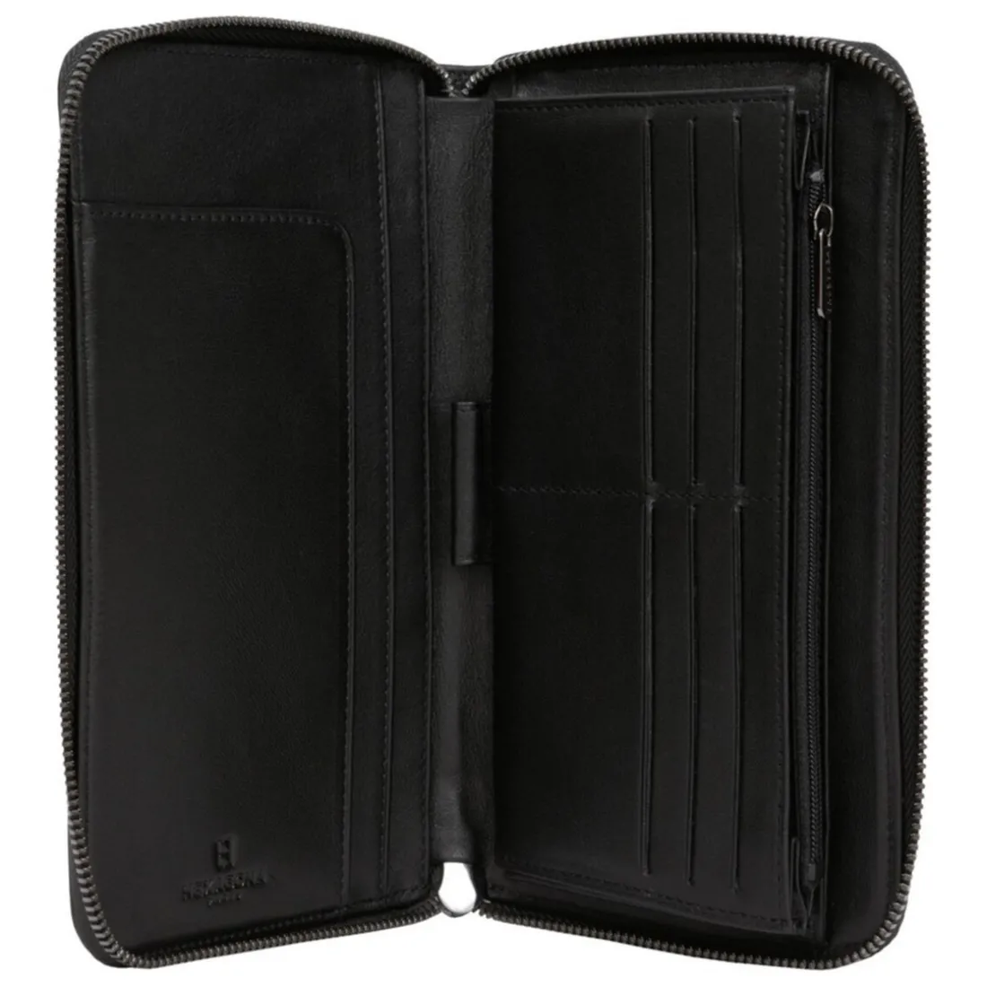 Compagnon de voyage Stop RFID Cuir SENSATION Noir