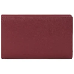 Compagnon de voyage Stop RFID Cuir MAYA Carmin rouge Isa