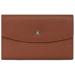 Compagnon de voyage Stop RFID Cuir MAYA Fauve Sara