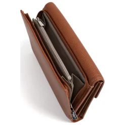 Compagnon de voyage Stop RFID Cuir MAYA Fauve Sara