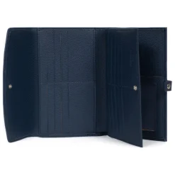 Compagnon de voyage Stop RFID Cuir MAYA Marine Lou