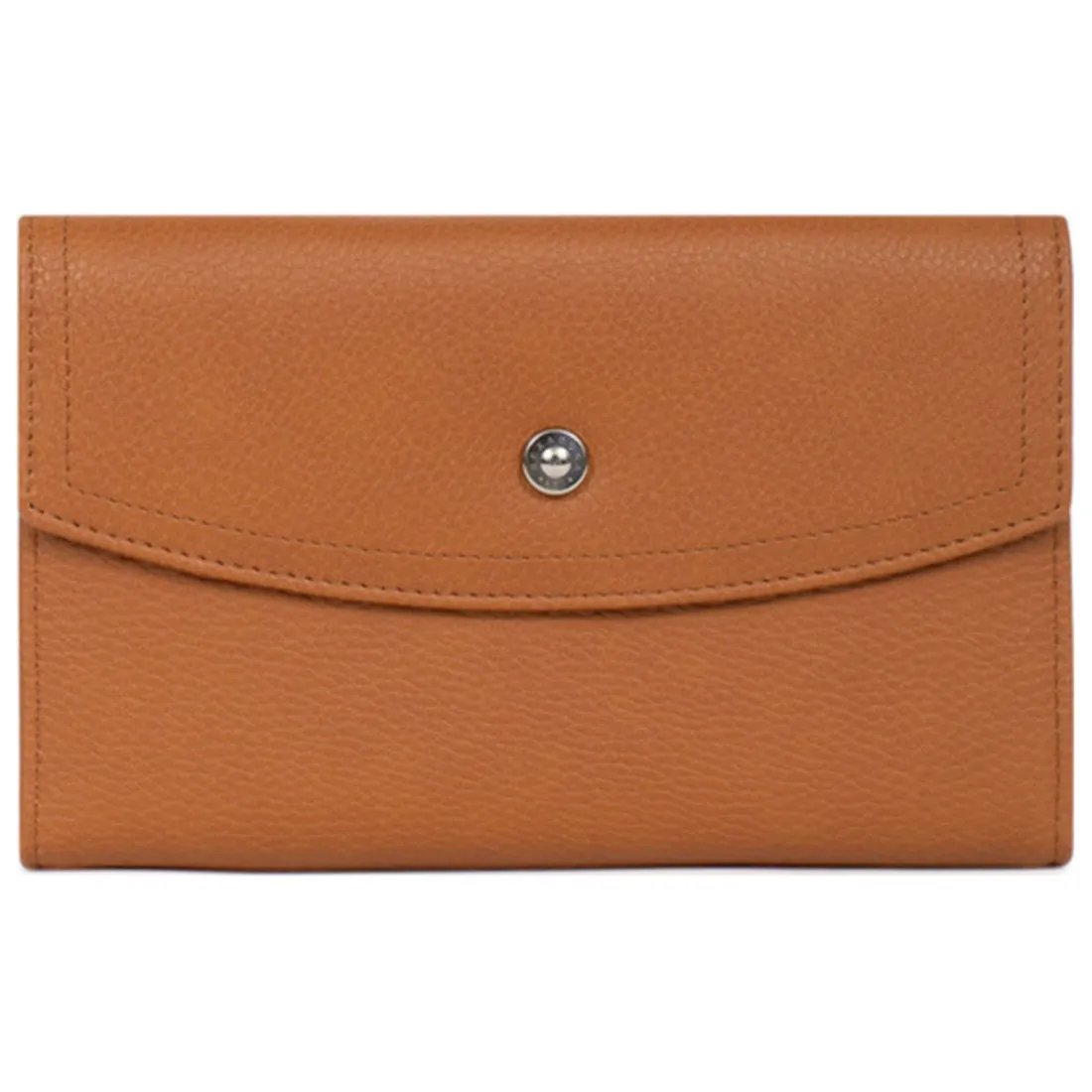 Compagnon de voyage Stop RFID Cuir MAYA Caramel Vale