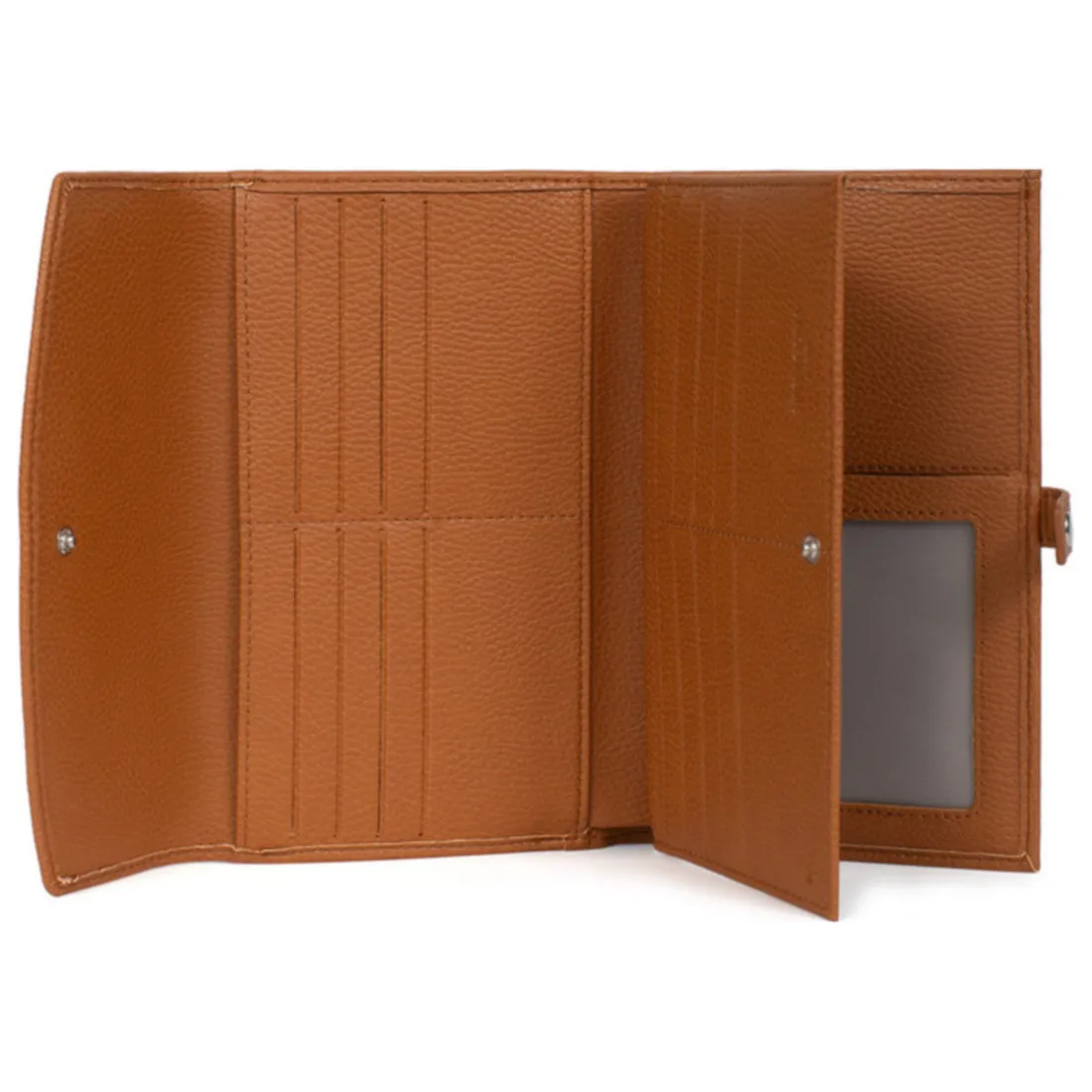 Compagnon de voyage Stop RFID Cuir MAYA Caramel Vale