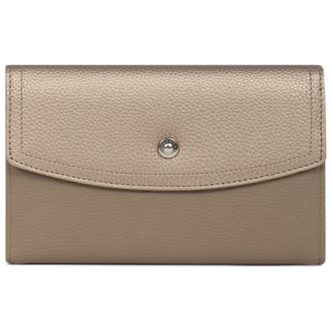 Compagnon de voyage Stop RFID Cuir MAYA Écorce/Bronze Liz