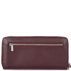 Compagnon Zippé autour Paris PM marron en cuir