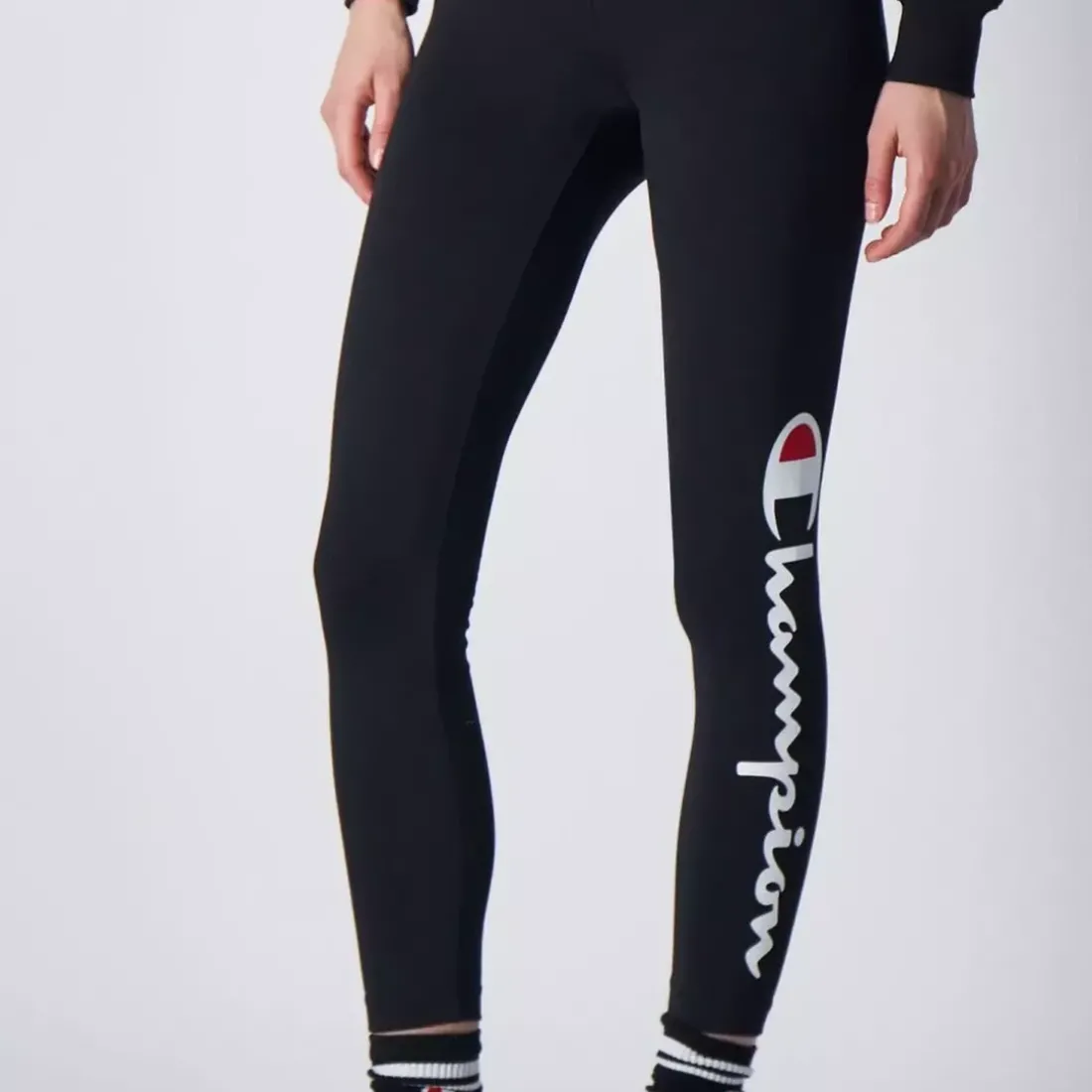 Crop Leggings noir