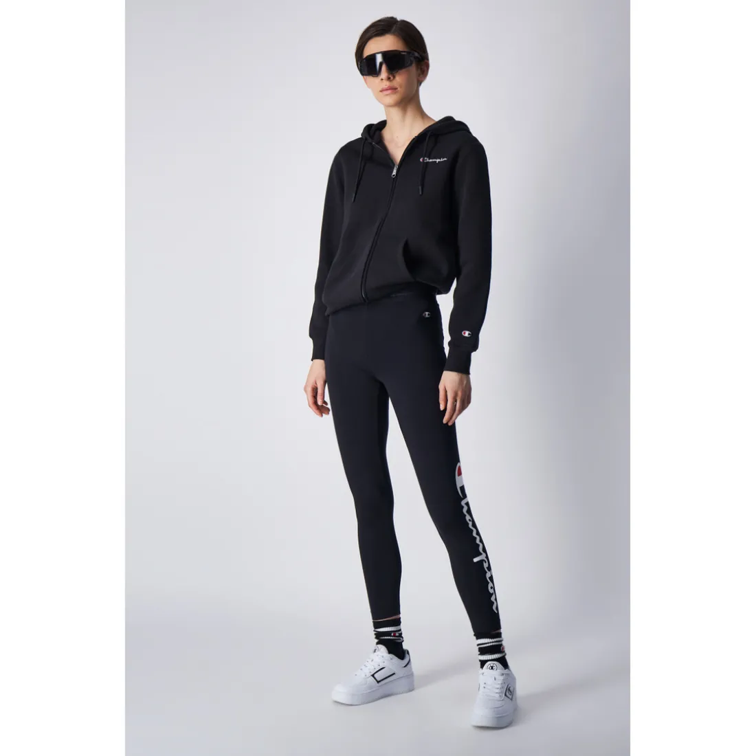 Crop Leggings noir