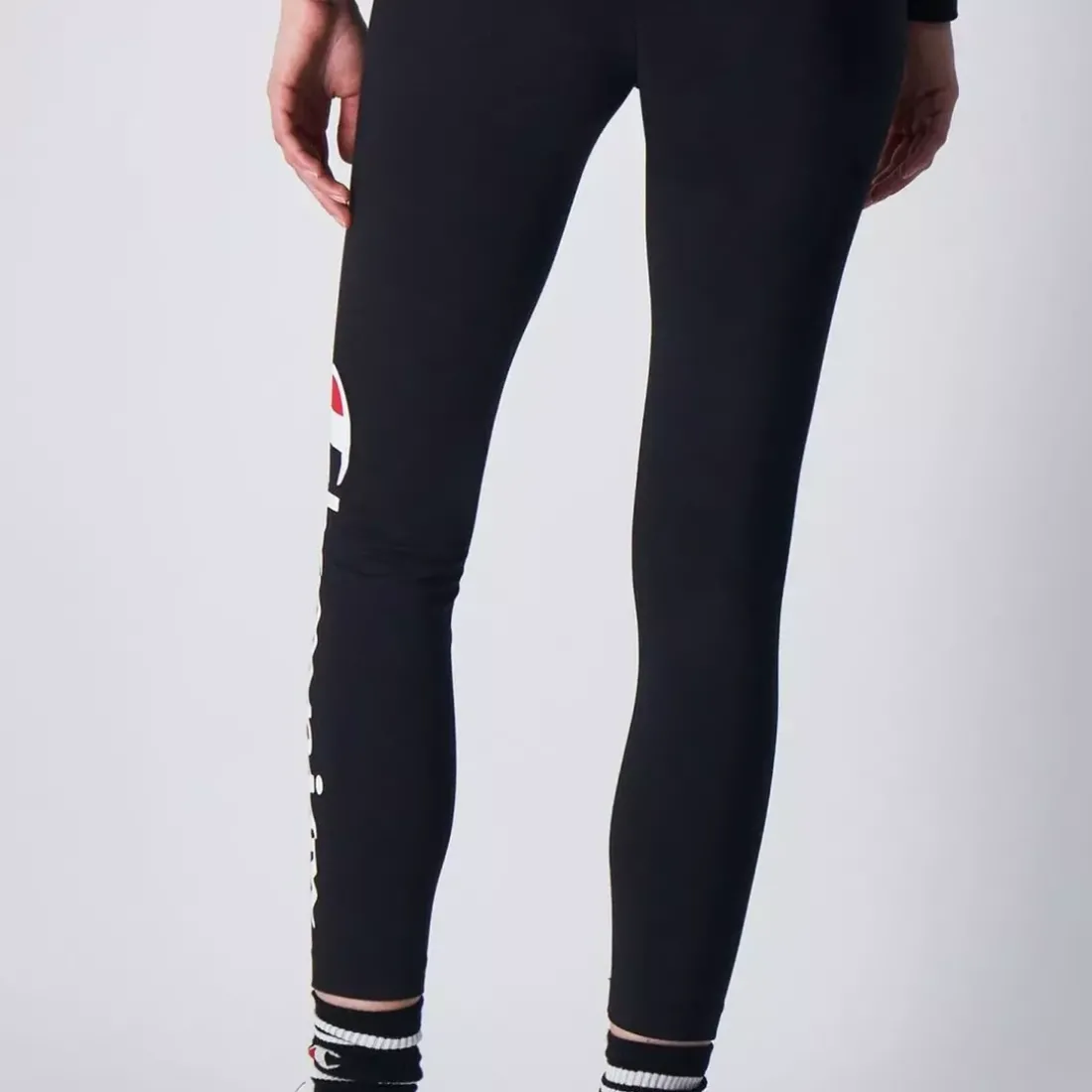 Crop Leggings noir